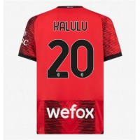 Camiseta AC Milan Pierre Kalulu #20 Primera Equipación Replica 2023-24 mangas cortas